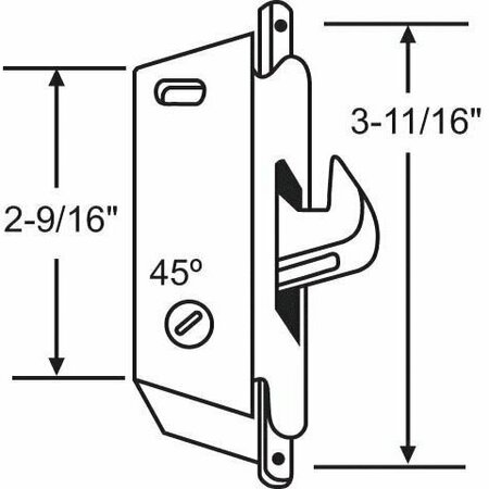 STRYBUC Mortise Lock Round Face 16-171SS